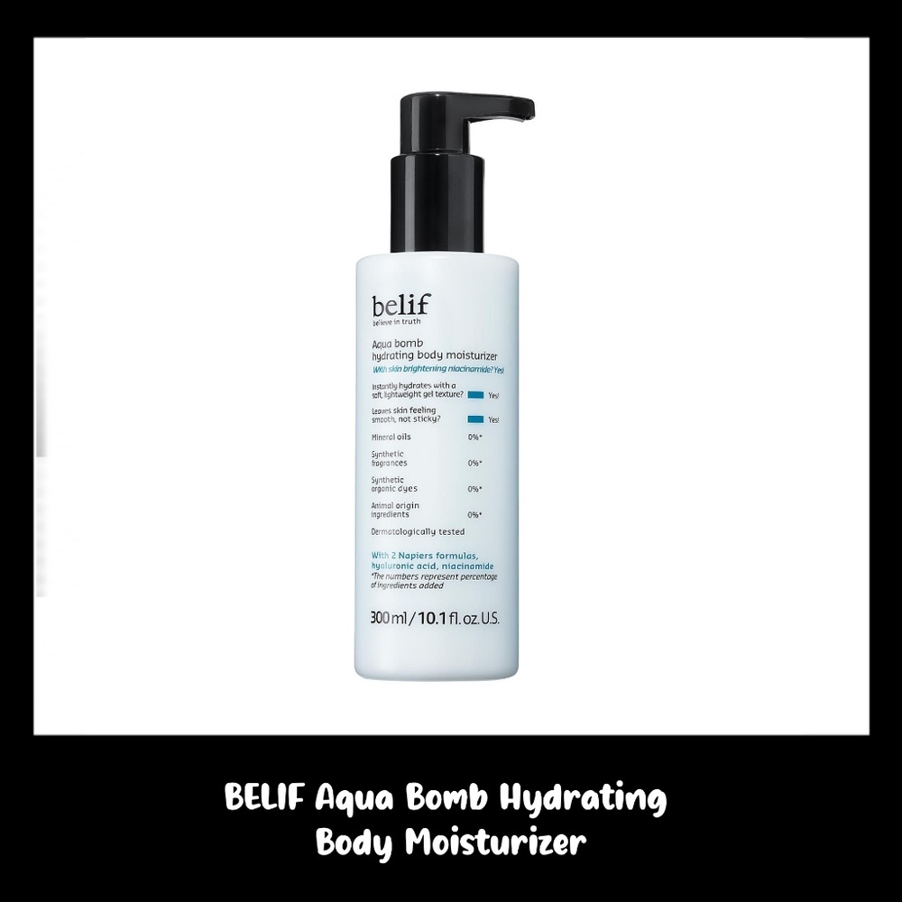 BELIF Aqua Bomb Hydrating 10.0 Fluid Ounces Body Moisturizer